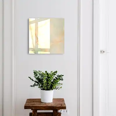 Behang met pastelkleurig patroon van fijne lijnen
