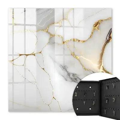 Witte achtergrond met marmeren elegantie