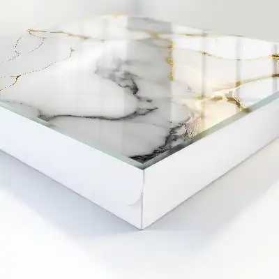 Witte achtergrond met marmeren elegantie