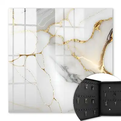 Witte achtergrond met marmeren elegantie
