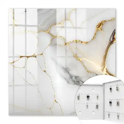 Witte achtergrond met marmeren elegantie