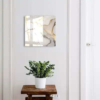Witte achtergrond met marmeren elegantie