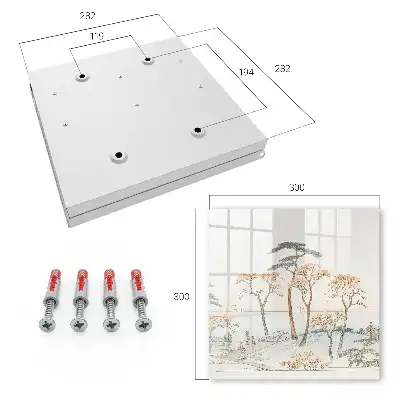 Japans landschap in delicate kleuren