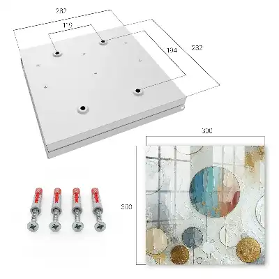 Cirkelvormige compositie in pastelkleuren