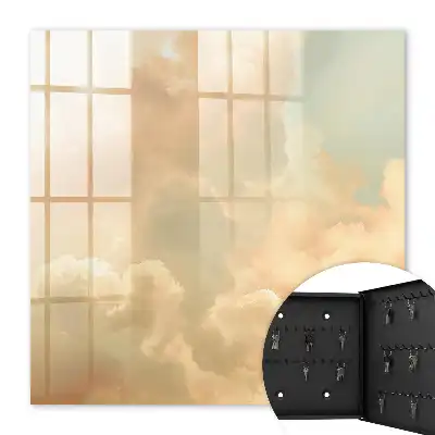 Pastelkleurige wolken, wolkenloze rust