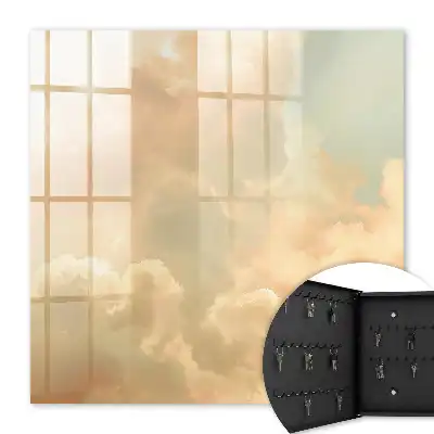 Pastelkleurige wolken, wolkenloze rust