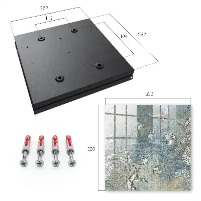 Elegant behang met roestkleurig bloemenpatroon
