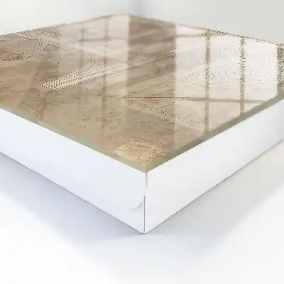 Oude architectuur op een beige achtergrond
