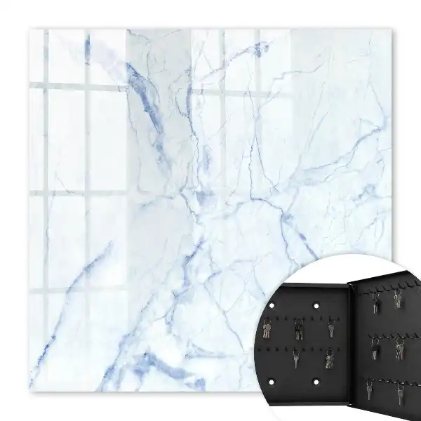 Gemarmerd patroon in blauwe tinten