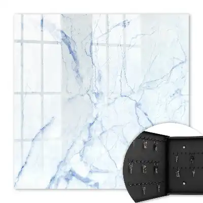 Gemarmerd patroon in blauwe tinten