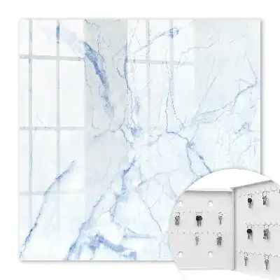 Gemarmerd patroon in blauwe tinten