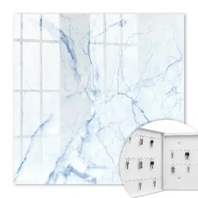 Gemarmerd patroon in blauwe tinten