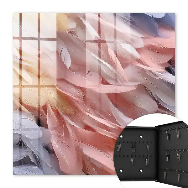 Pastelkleurige veren voor lichtheid en harmonie
