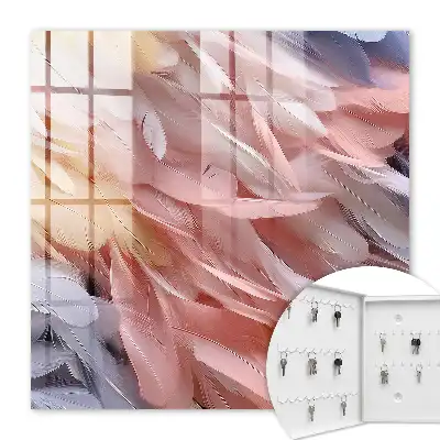Pastelkleurige veren voor lichtheid en harmonie