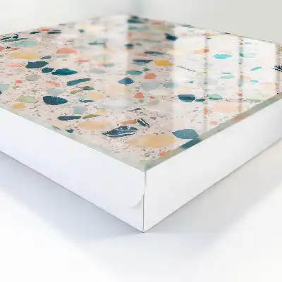 Een kleurrijk mozaïek van pasteltinten