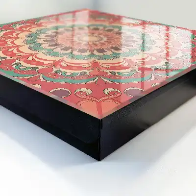 Kleurrijke mandala met harmonieuze patronen