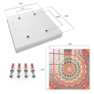 Kleurrijke mandala met harmonieuze patronen