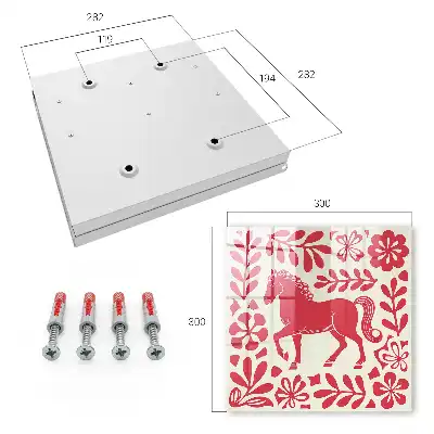 Volksillustratie met paardenmotief