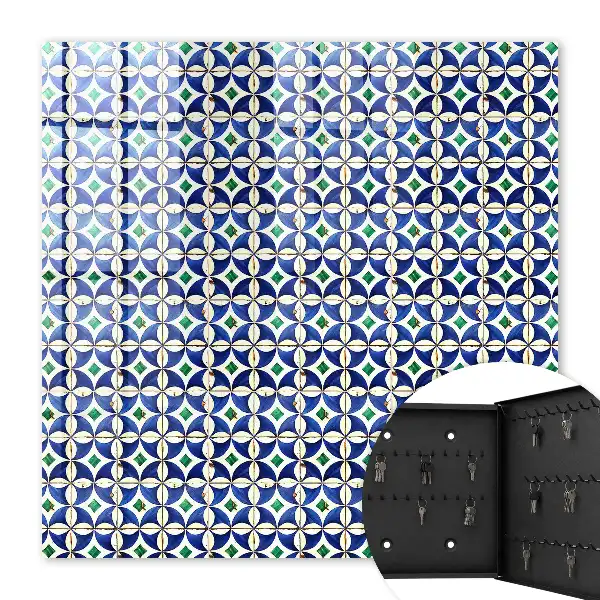 Geometrische abstractie in harmonieuze kleuren