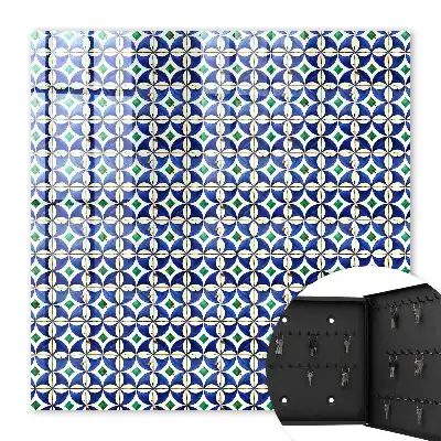 Geometrische abstractie in harmonieuze kleuren
