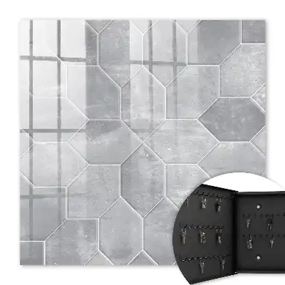 Grijs geometrisch patroon