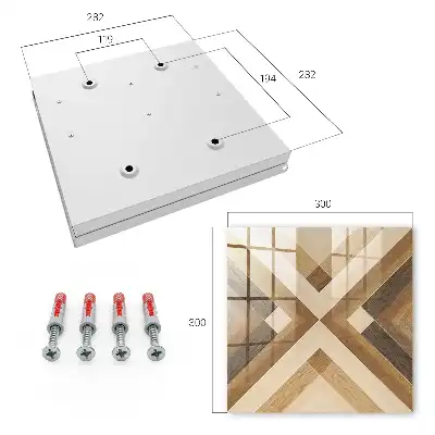 Houten decoratie in bruin en beige