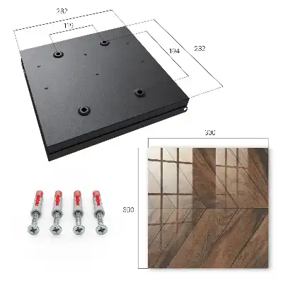 Elegante houten visgraatvloer