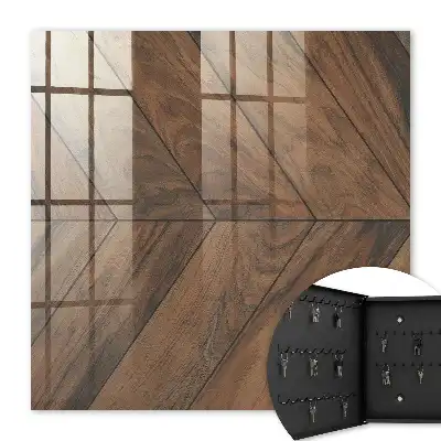 Elegante houten visgraatvloer