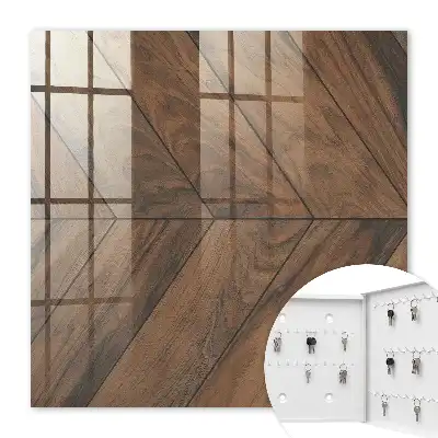 Elegante houten visgraatvloer