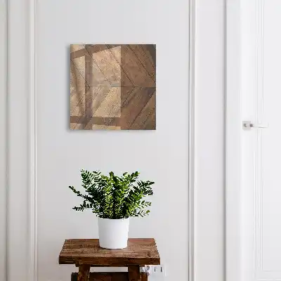 Elegante houten visgraatvloer