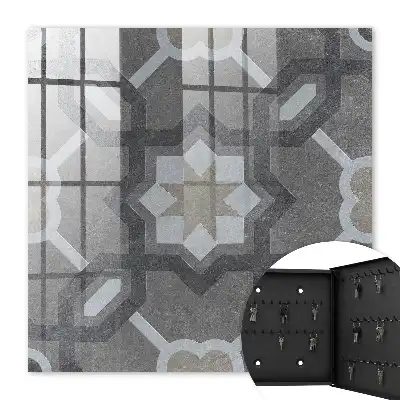 Geometrische wanddecoratie met symmetrisch design