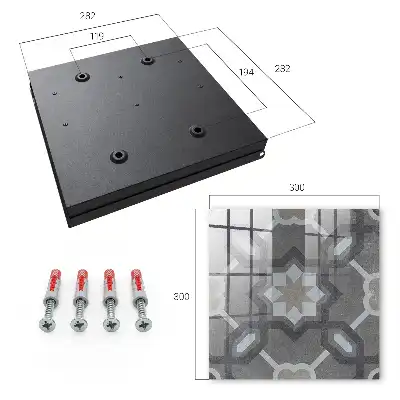 Geometrische wanddecoratie met symmetrisch design