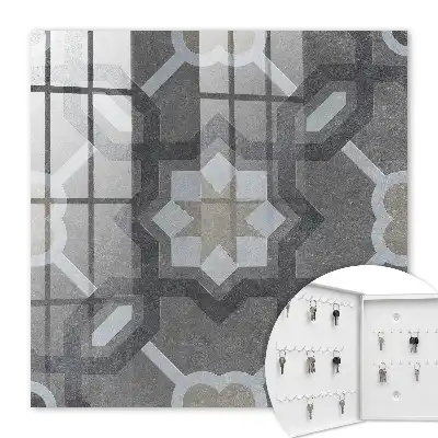 Geometrische wanddecoratie met symmetrisch design
