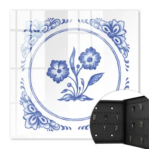Blauwe bloemen in verschillende tinten