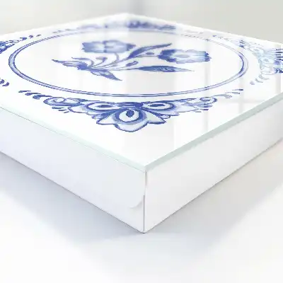 Blauwe bloemen in verschillende tinten
