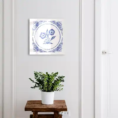 Blauwe bloemen in verschillende tinten