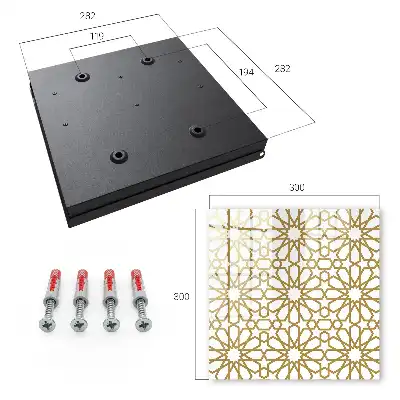 Geometrisch patroon in een harmonieuze opstelling