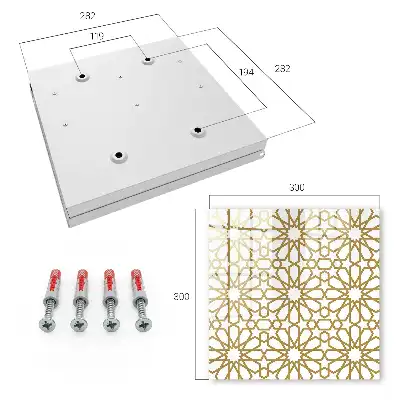 Geometrisch patroon in een harmonieuze opstelling