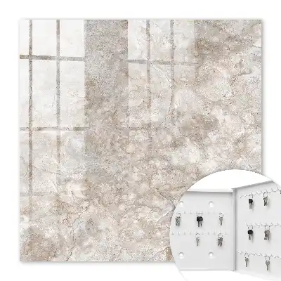 Marmeren structuur in beige tint
