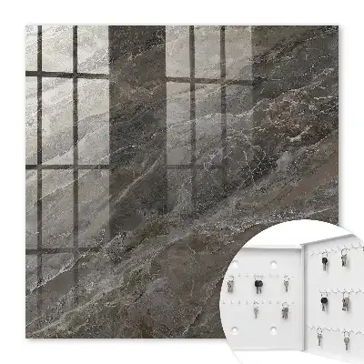 Behang met marmerstructuur in grijstinten