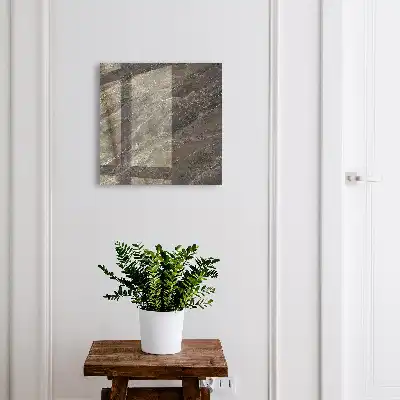 Behang met marmerstructuur in grijstinten