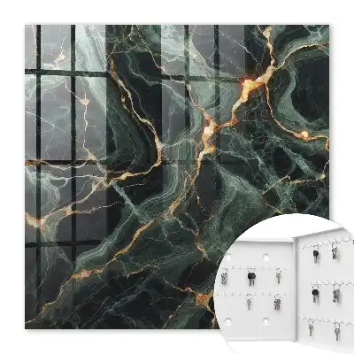 Marmeren decoratieobject met dynamische lijnen
