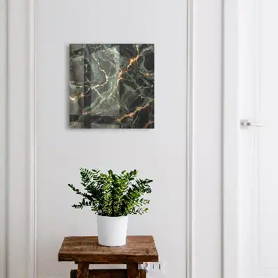 Marmeren decoratieobject met dynamische lijnen