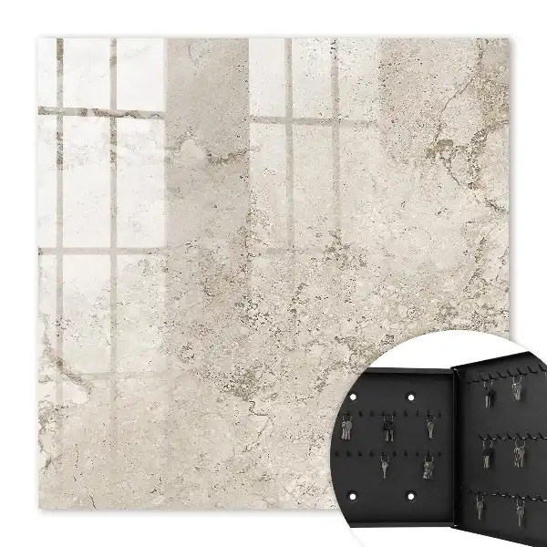 Beige behang met natuurlijke textuur
