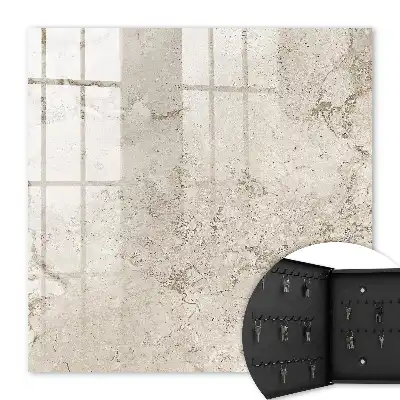 Beige behang met natuurlijke textuur