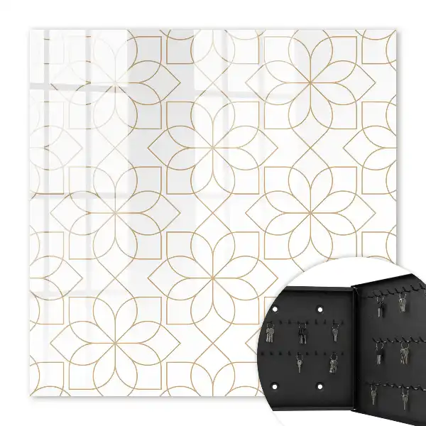 Behang met licht bloemenpatroon