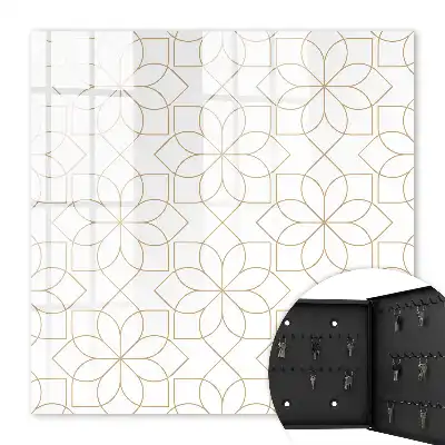 Behang met licht bloemenpatroon