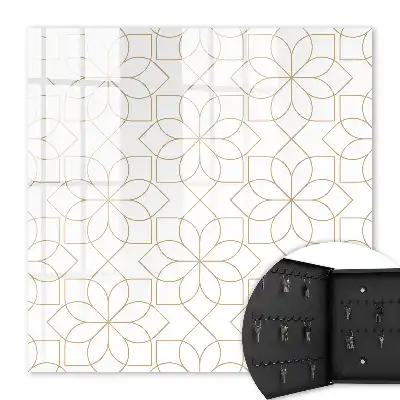 Behang met licht bloemenpatroon