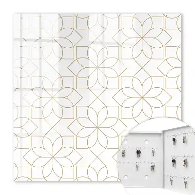 Behang met licht bloemenpatroon