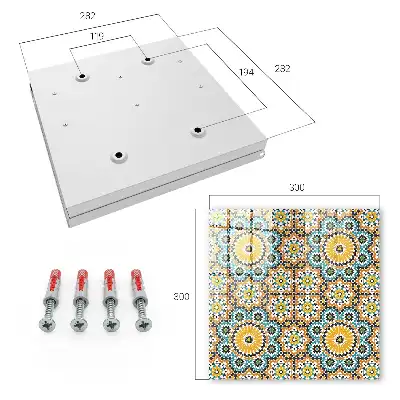Geometrische mozaïek met patronen